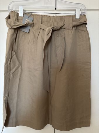  NILE Rock mit Gürtel, Beige, Gr. S, Neu!