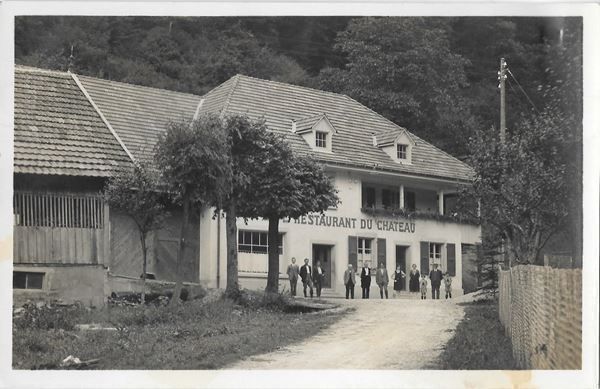 Ansichtskarten: Pleujouse Restaurant du Château – Gebraucht aus Olten von clotaldi
