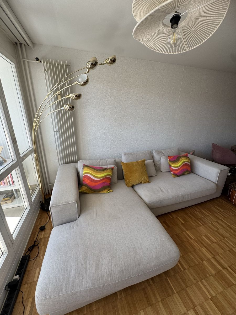Pfister Sofas: Ecksofa Stoff beige (Pfister) – Gebraucht aus Winterthur von SubaS 1
