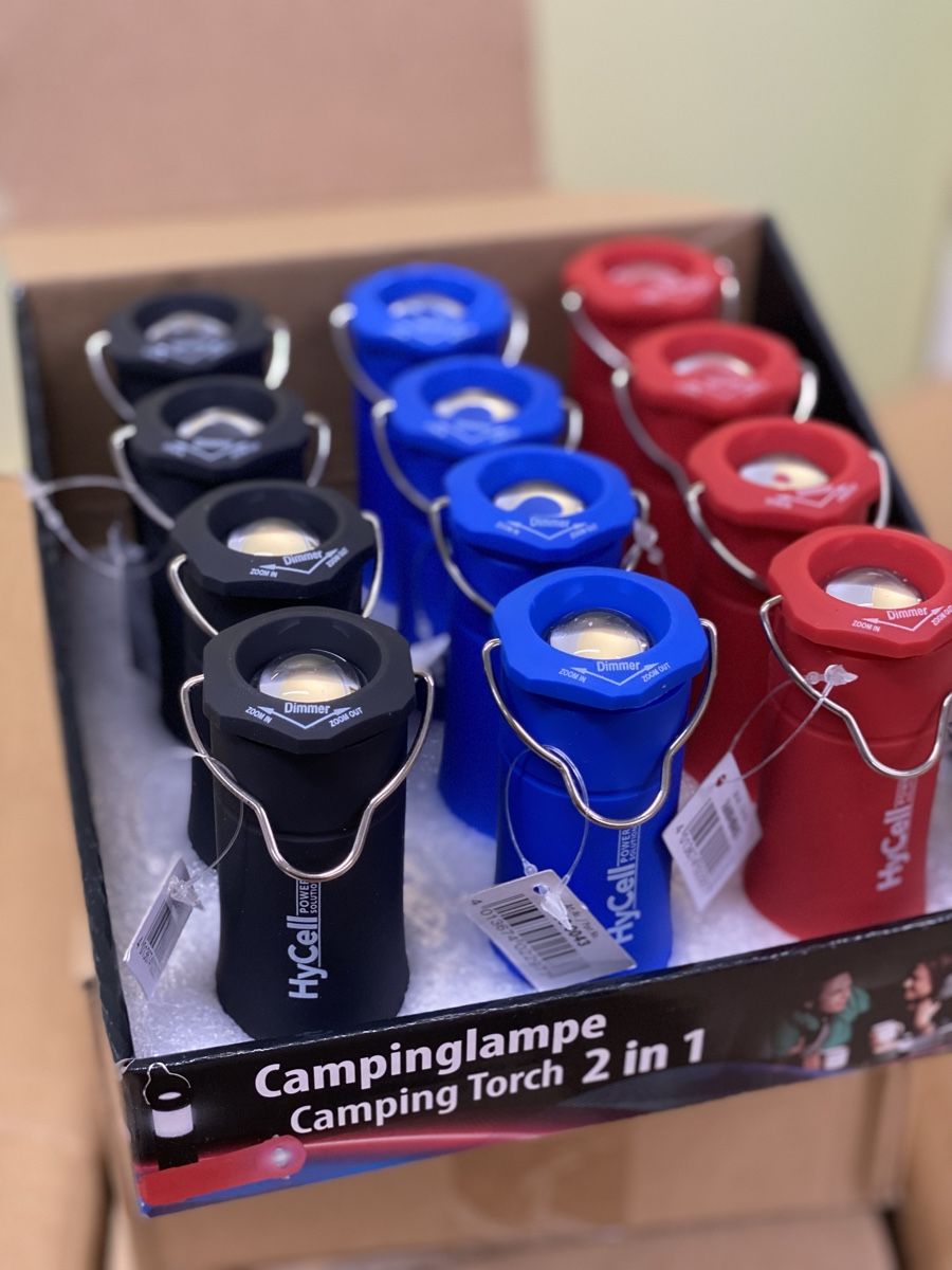 Lampade: 72 Stk. Campinglampe 2in1 | Restposten | Liquidation – Nuovo e nell'imballaggio originale da Wila venduto da Endziit