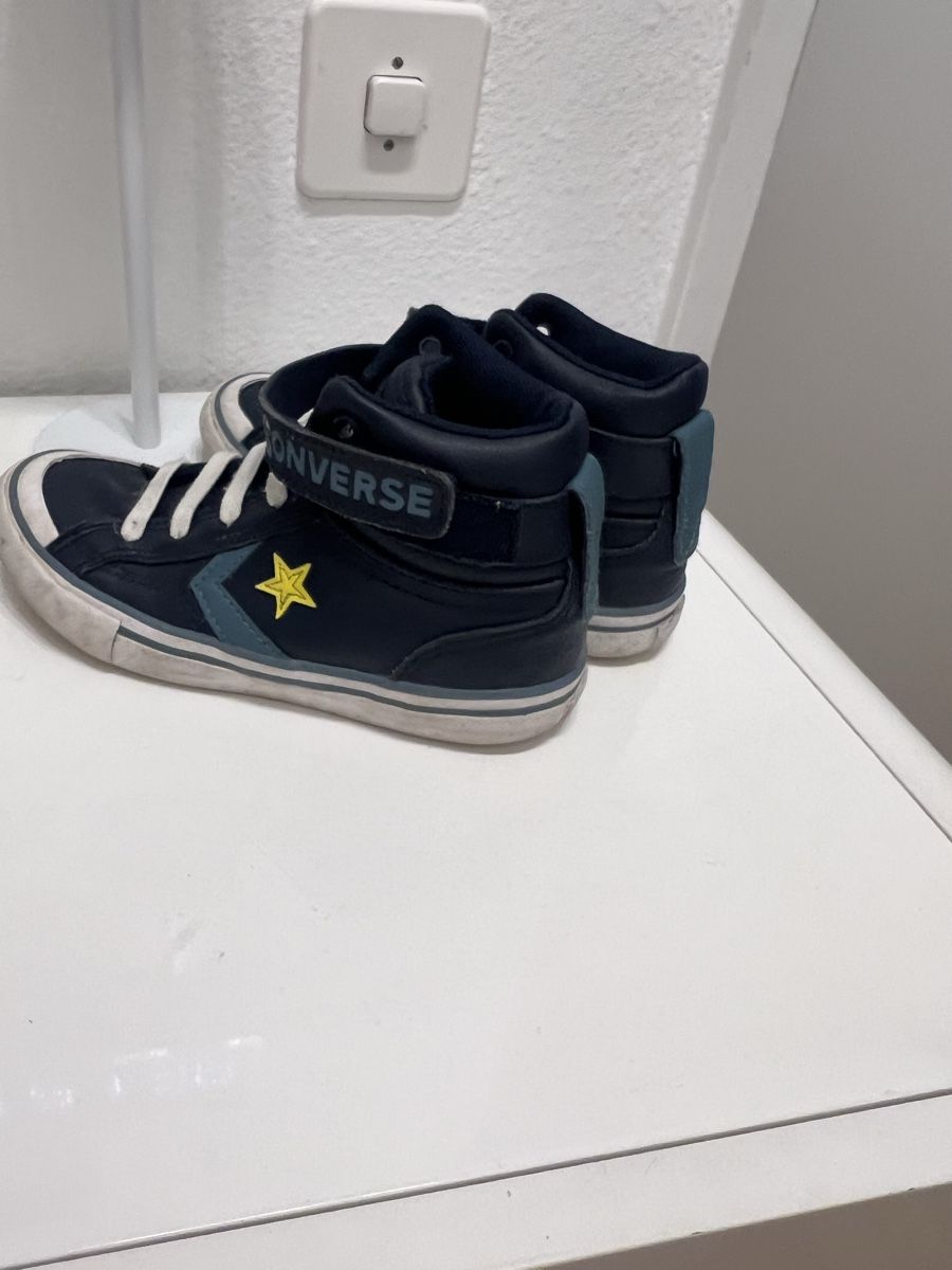 Converse Scarpe per ragazzi: CONVERSE LEDER SNEAKERS NAVY GR 30 – Usato da Basel venduto da theo-g77 4