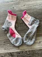 Sportsocken Kinder rosa grau Grösse 31-34