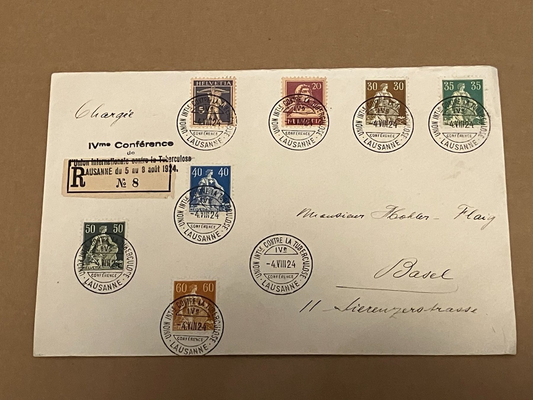 Tous les timbres: Einschreiben 1924 – D'occasion à Koblenz par Markenhimmel
