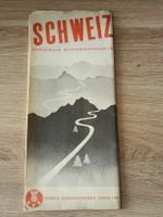 Litho Prospekt Strassen Karte Schweiz Ausgabe Zürich 1935