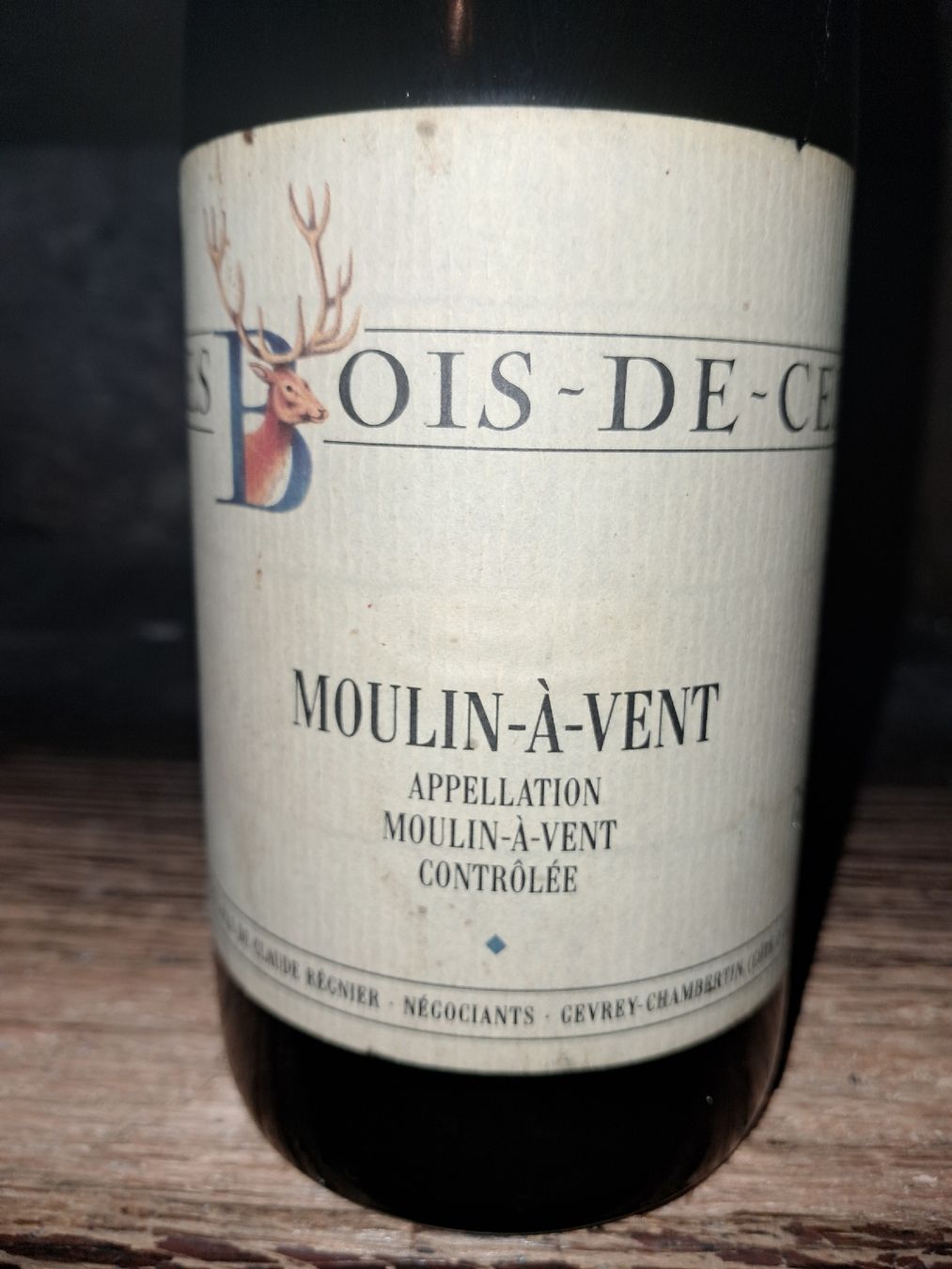 Vino: Moulin-à-Vent les bois de cerf 1993 – Nuovo e nell'imballaggio originale da Le locle venduto da juliensaran 1