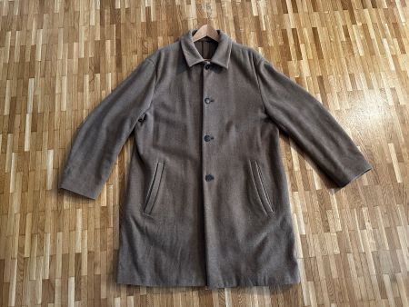 BOSS / Hugo Boss Beige Vintage Wollmantel Gr.L