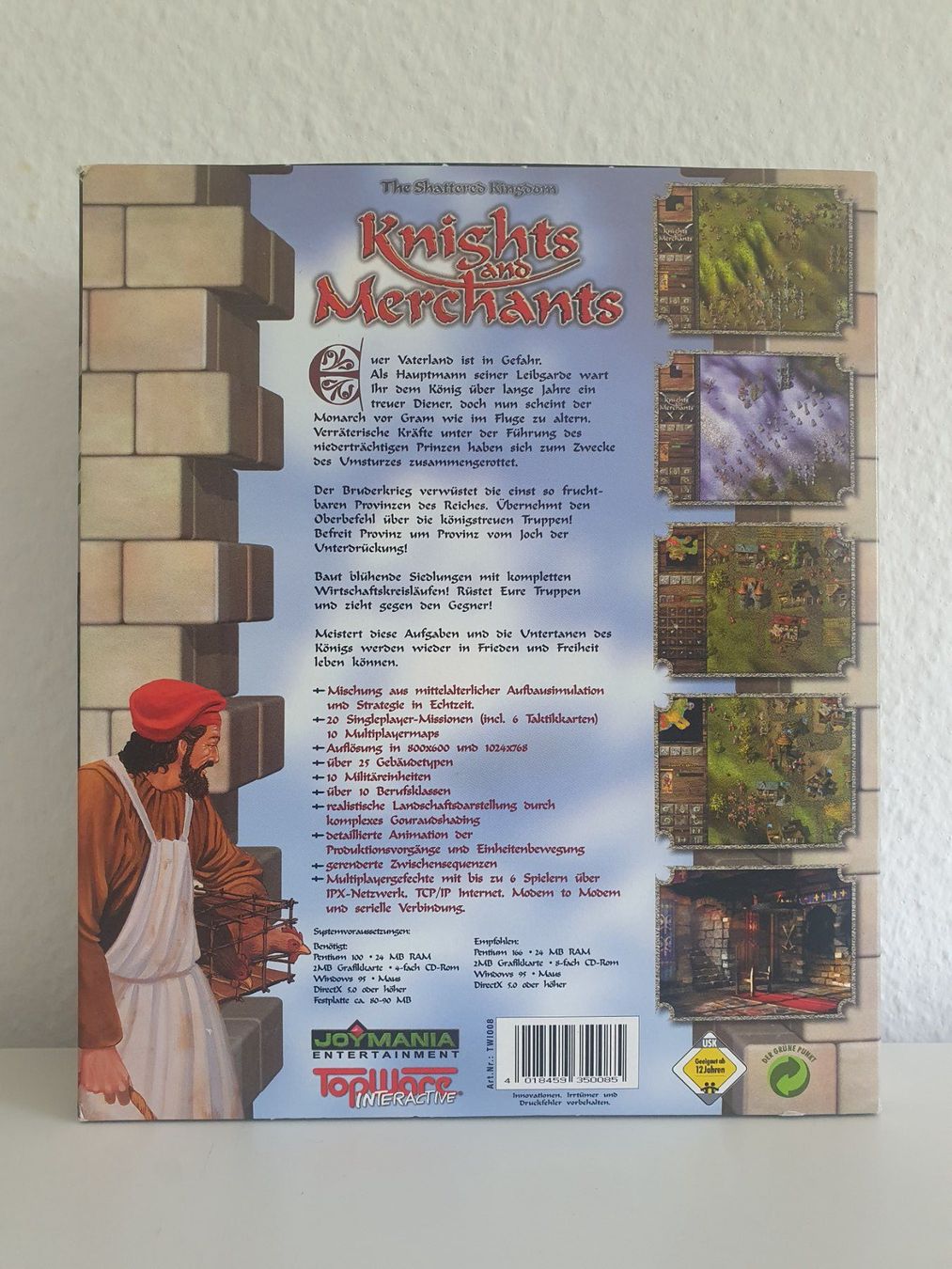 Giochi: PC Game Knights & Merchants Big Box – Usato da Greifensee venduto da perfectioN88 3
