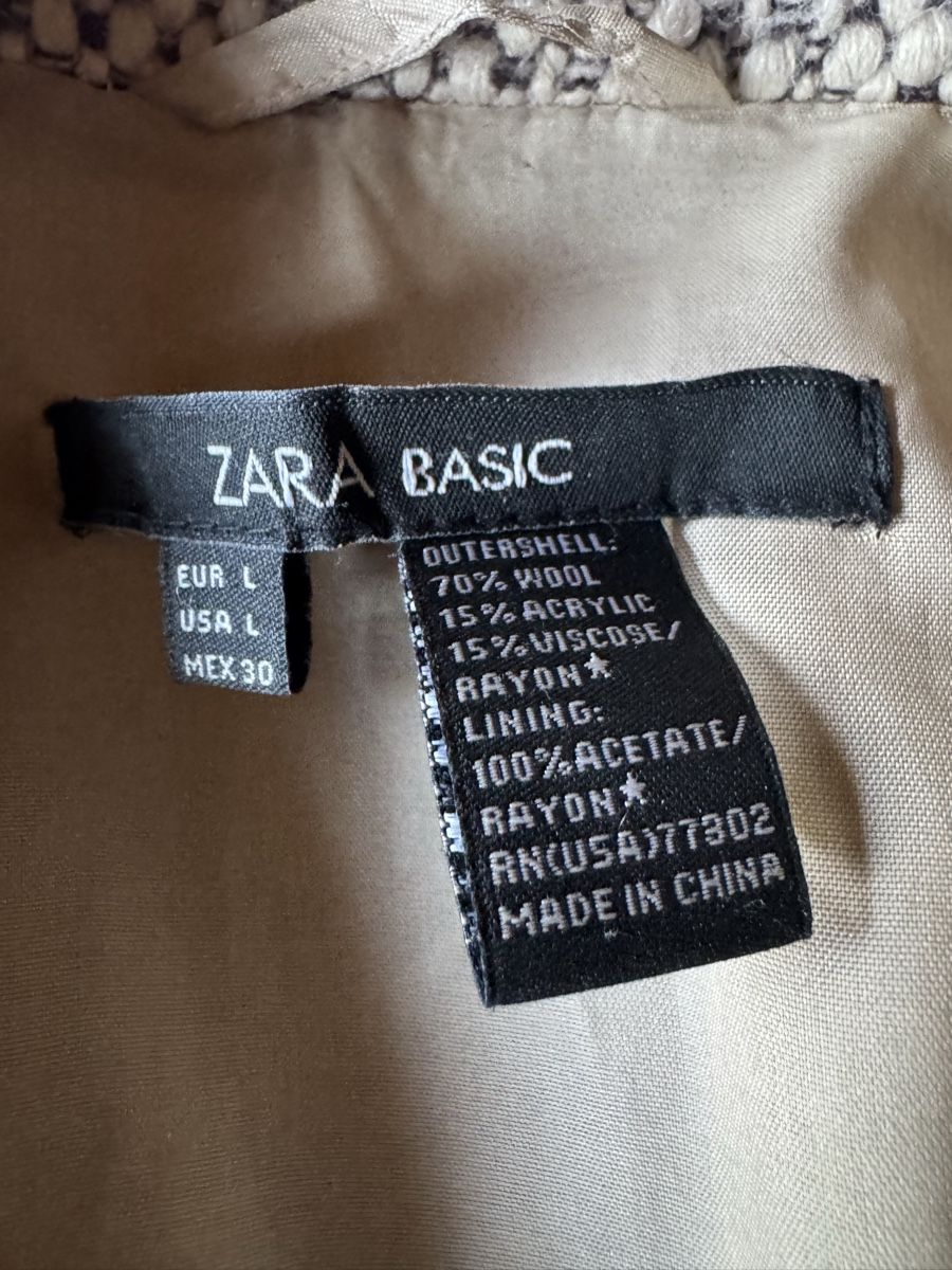 Zara Mäntel: Zara langer Wollmantel Grösse L – Gebraucht aus Cham von matap1 3