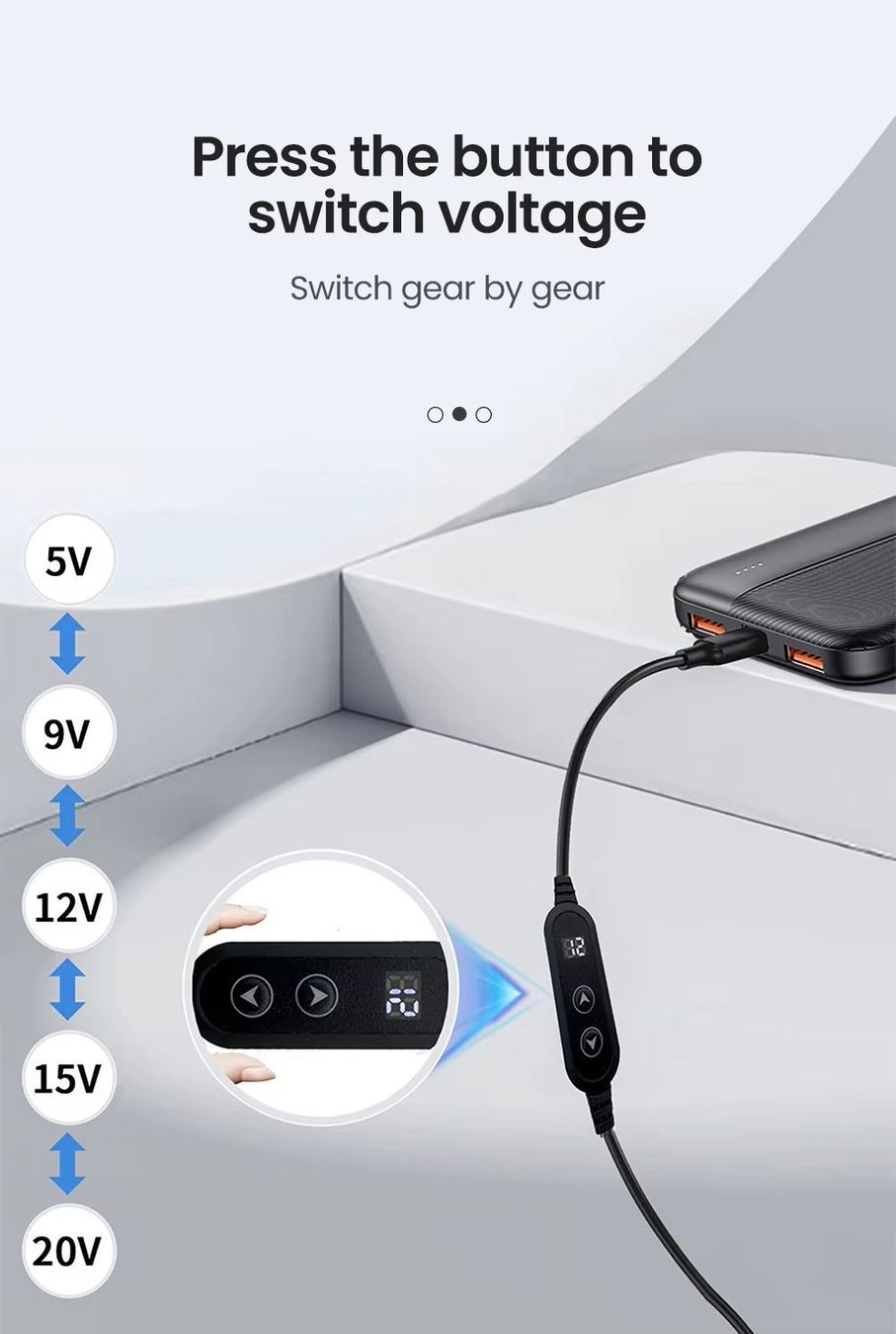 Cavi: USB-C Power Delivery to variable DC Output Cable – Nuovo e nell'imballaggio originale da Zürich venduto da youelec 4