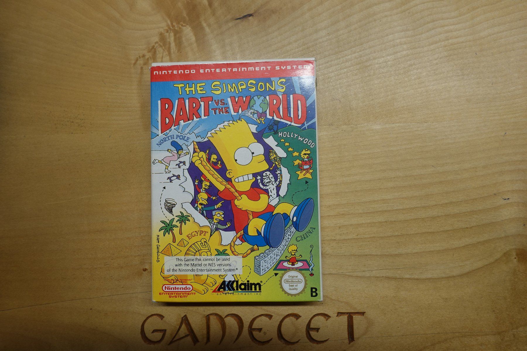 Nintendo Giochi: The Simpsons: Bart vs. the World NES Nintendo – Usato da Steinach venduto da Gamecet