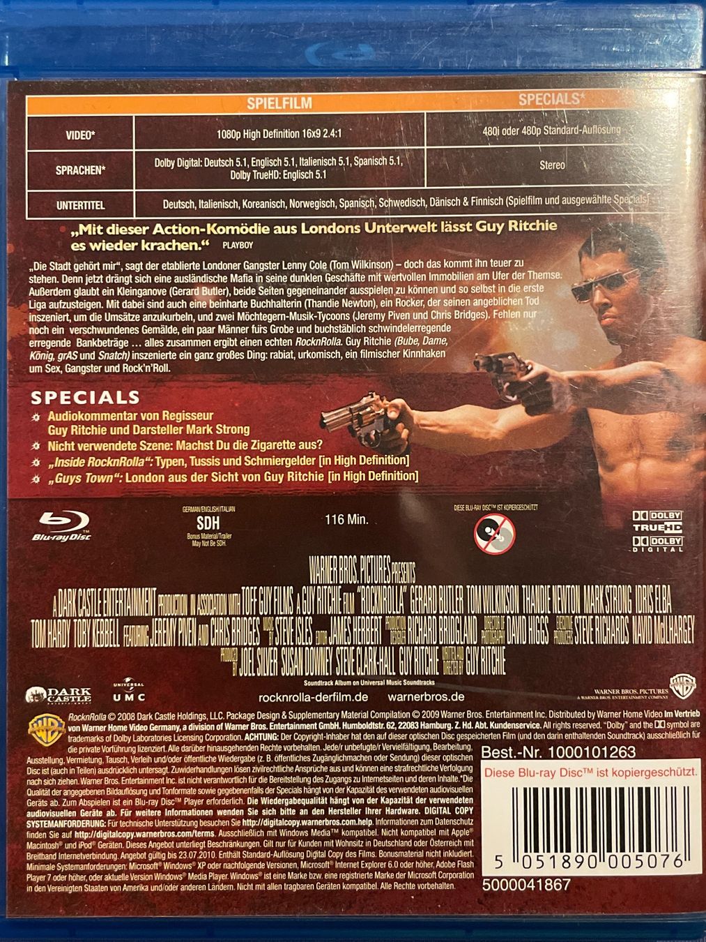 Tutti i DVDs: RockNRolla  (2008) – Nuovo (secondo la descrizione) da Waldenburg venduto da Gonzo8 1
