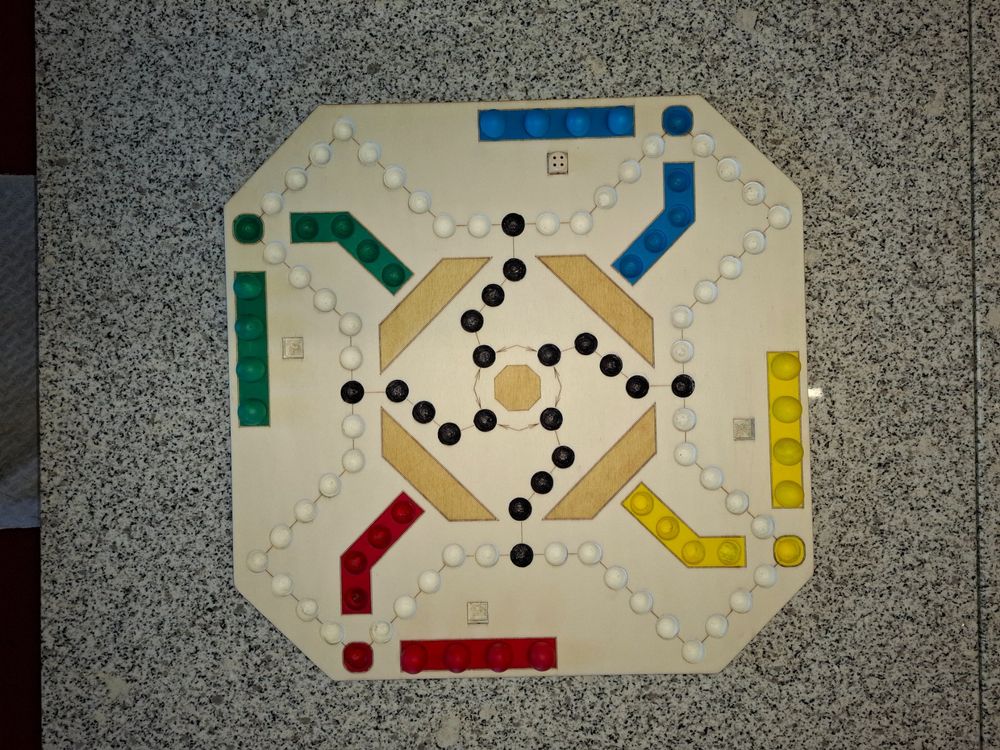 Holzspiel Brettspiel Dog XL Handarbeit Unikat. 5
