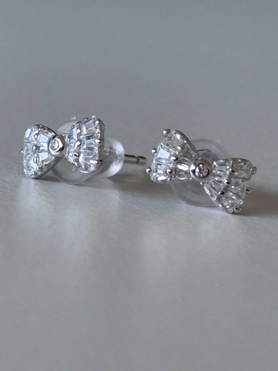 Orecchini pendenti & Orecchini a lobo: Studs Earrings. 925 Silver with moissanite stone. – Nuovo (secondo la descrizione) da Dübendorf venduto da S1973E 4