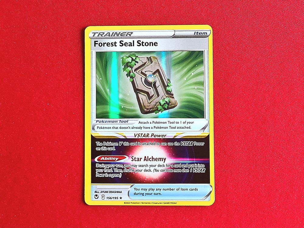Forest Seal Stone Holo Silver Tempest EN (MINT) Kaufen auf Ricardo
