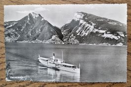 Thunersee, Dampfschiff 1951, n. Basel z. W. Laederich