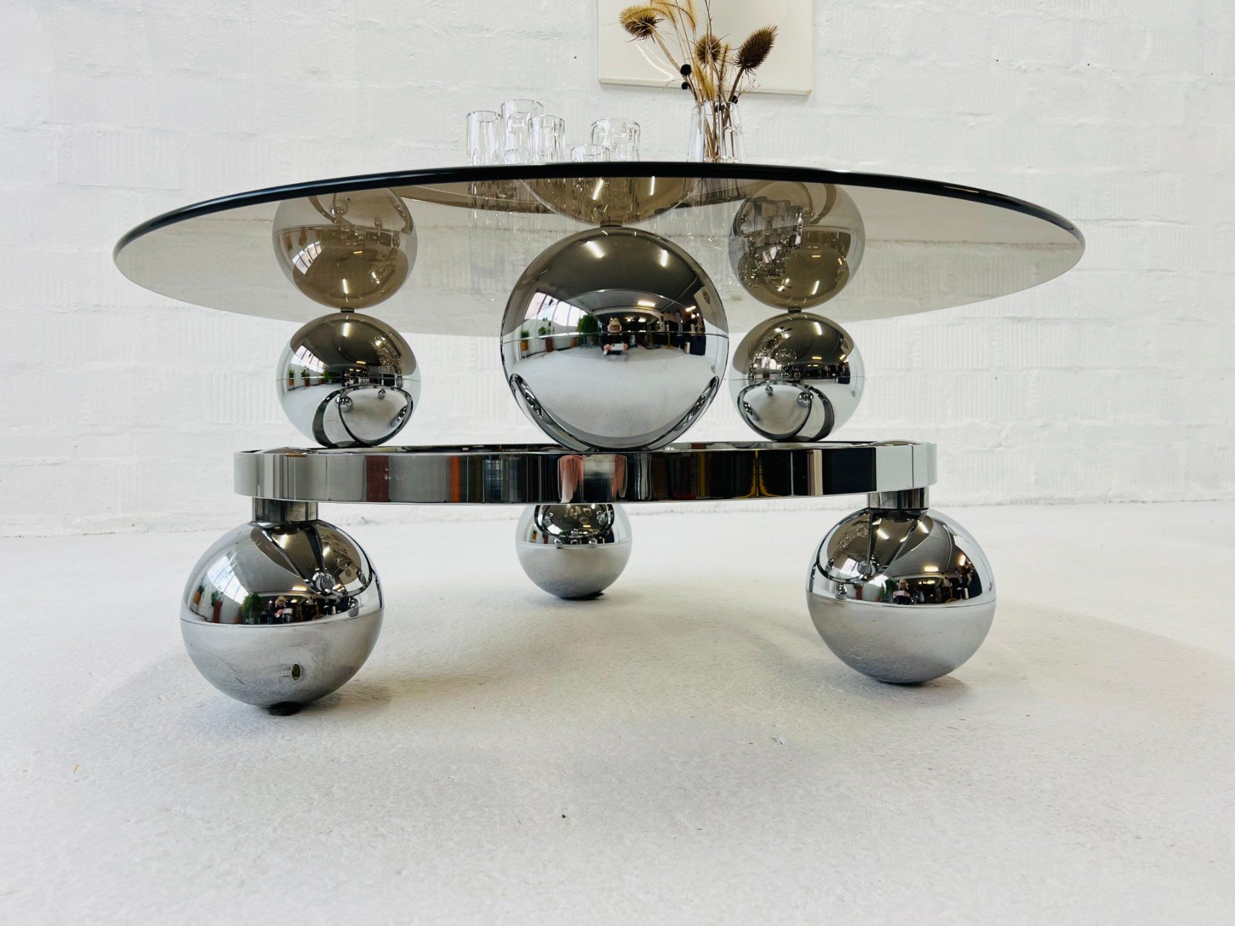 Tavoli: Vintage Space Age Couchtisch - Orbit Style – Usato da Walzenhausen venduto da stilvollwohnen 4