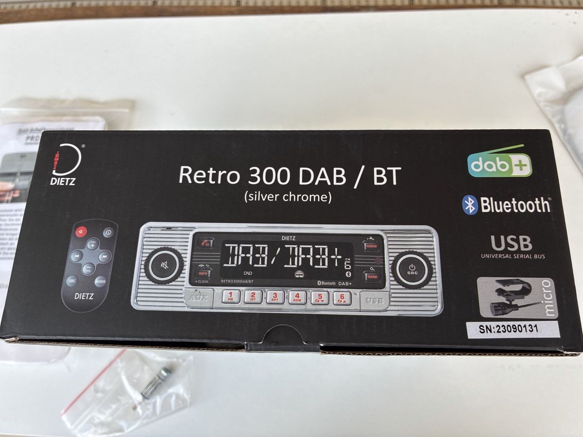 Lettore multimediale & Streamer: NEUER Retro 300 DAB /BT Autoradio Bluetooth dab+ USB Micro – Nuovo e nell'imballaggio originale da Latterbach venduto da zimmerbraun 5
