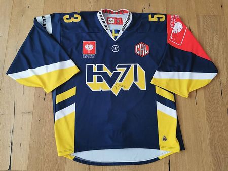 HV71 Jonköping Gameworn Eishockey Trikot Wentzel