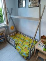Kinderbett Tipi / Hausbett 70x140cm / Montessori-Stil