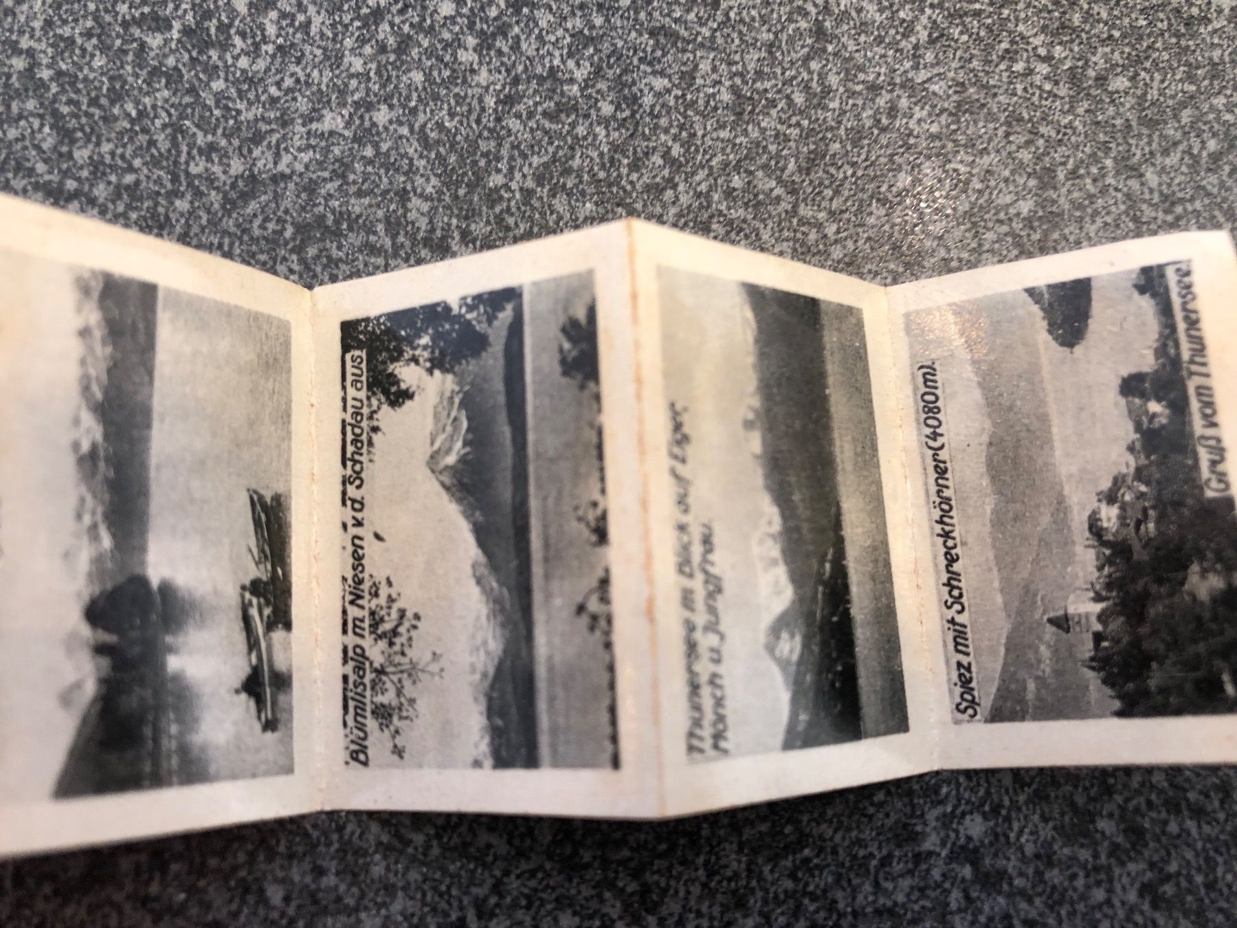Ansichtskarten: GRUSS vom THUNERSEE - rare LEPORELLO- Ansichtskarte – Gebraucht aus Winterthur von SchatzchischtliWinti 2