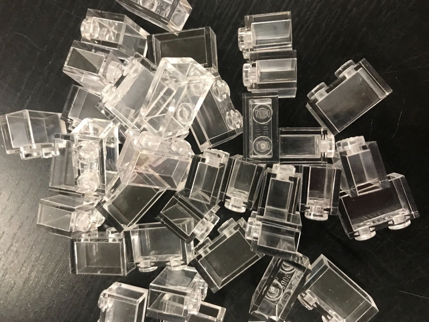 Lego Kit di costruzioni: Lego 55 x Stein 1x2 trans.(3065) – Nuovo (secondo la descrizione) da Basel venduto da Swi-7621 1