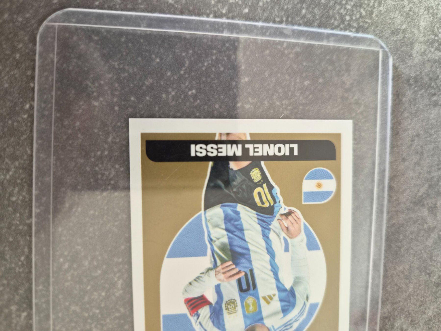 Panini Carte collezionabili: Sticker Lionel Messi Extra GOLD – Nuovo e nell'imballaggio originale da Réchy venduto da cialu12 3