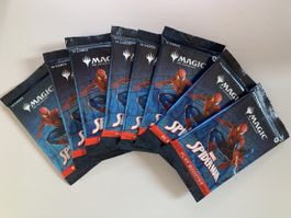8 Magic The Gathering Spider-Man Play Booster EN neu