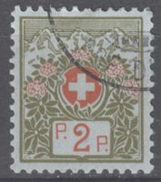 Portofreiheit 2B, sauber gestempelt, ab 1.00