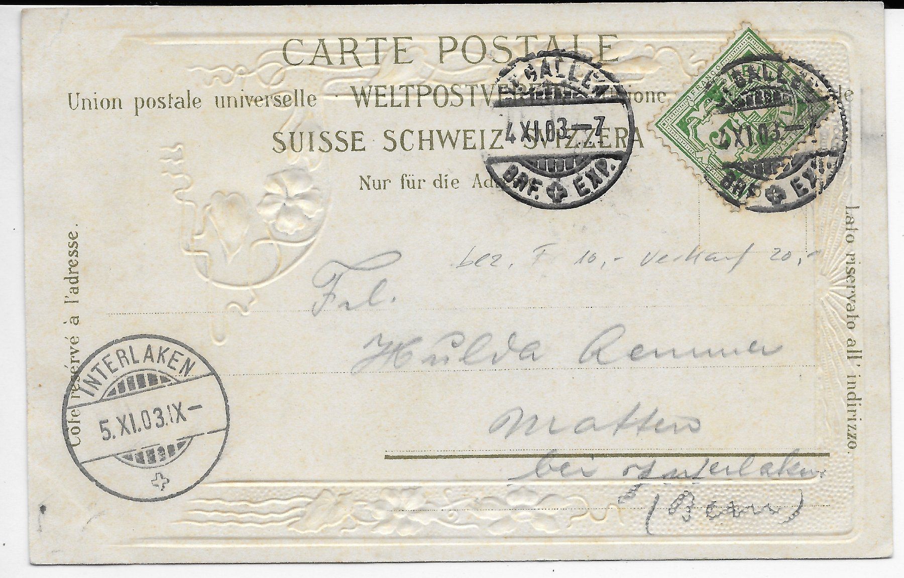 Cartoline postali: St.Gallen - Kathedrale – Usato da Hefenhofen venduto da Richsalz 1