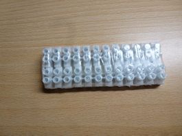 Leuchterklemme 2St. Weiss