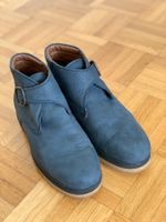 TODS Stiefeletten Leder Blau mit Schnalle Gr. 35