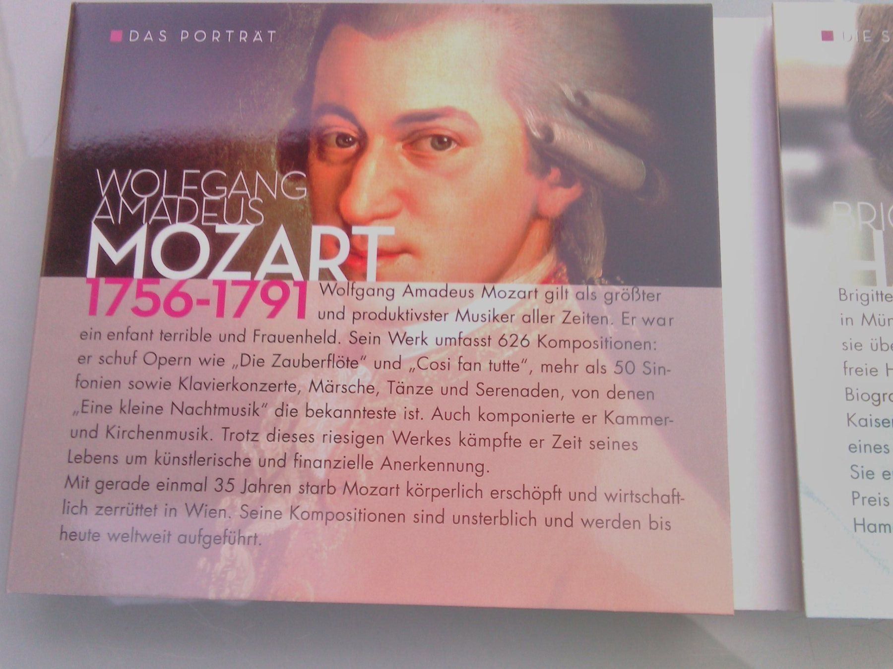 Hörbücher: W.A. Mozart vorgstl. von Brigitte Hamann – Gebraucht aus St. Gallen von elkapone 1
