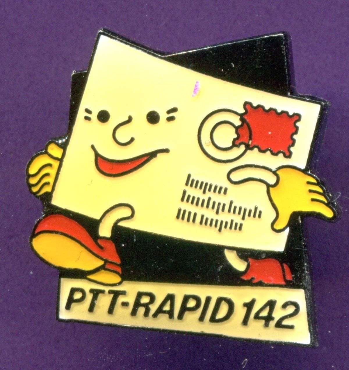 Placchette & Badge: PTT   RAPID 142  Brief – Usato da Winterthur venduto da Sammleroase