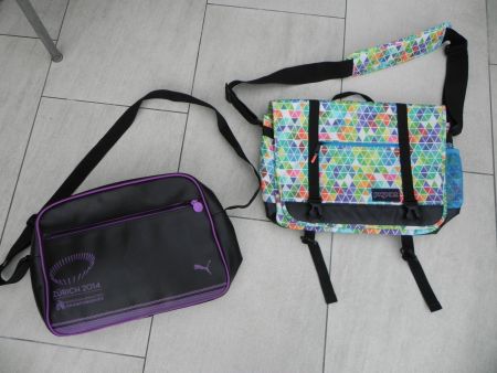 Umhängetaschen Set 2 Stk Puma und JanSport