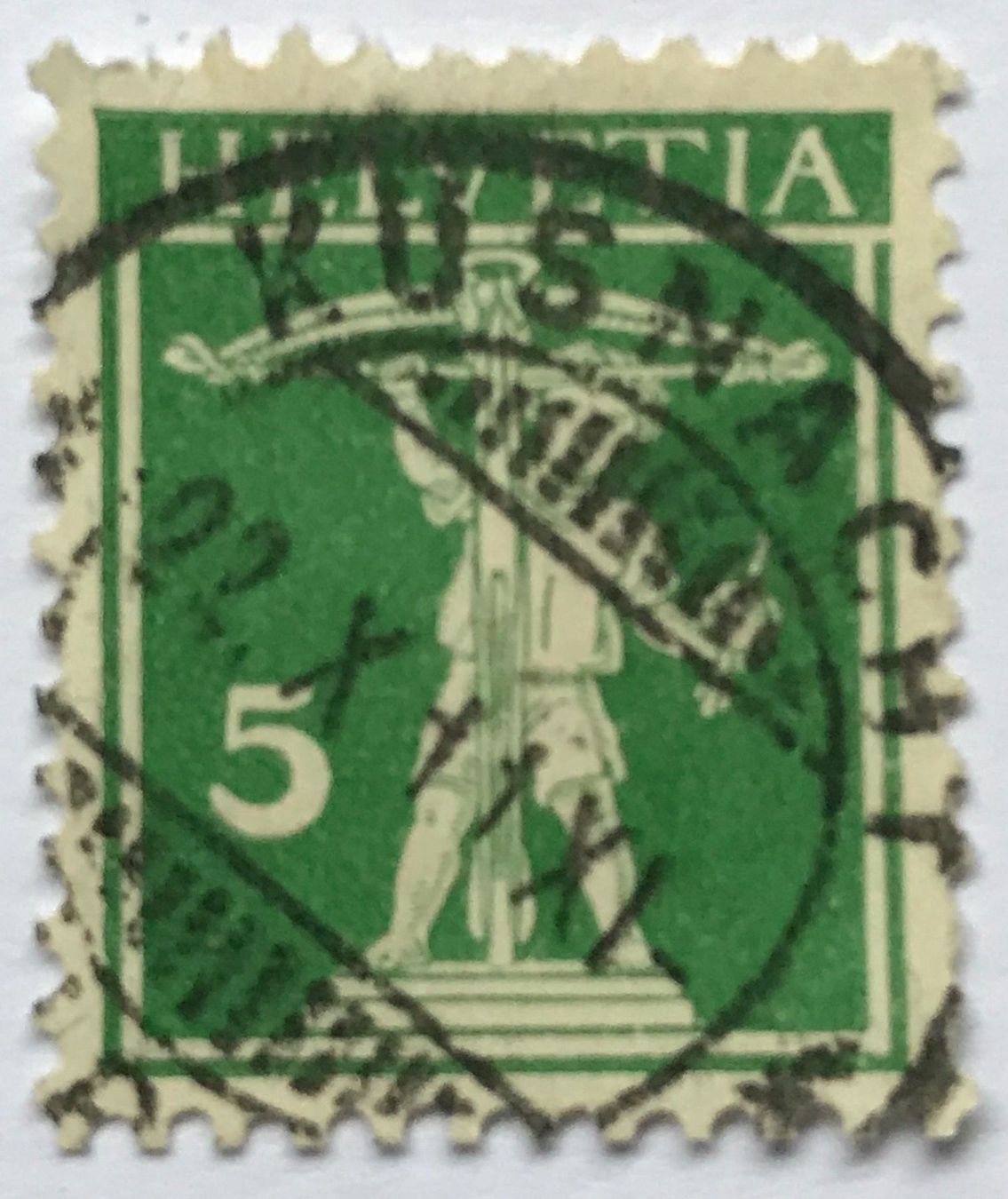 Tutti i francobolli: Tellknabe mit  Vollstempel – Usato da Aarau venduto da Billa007