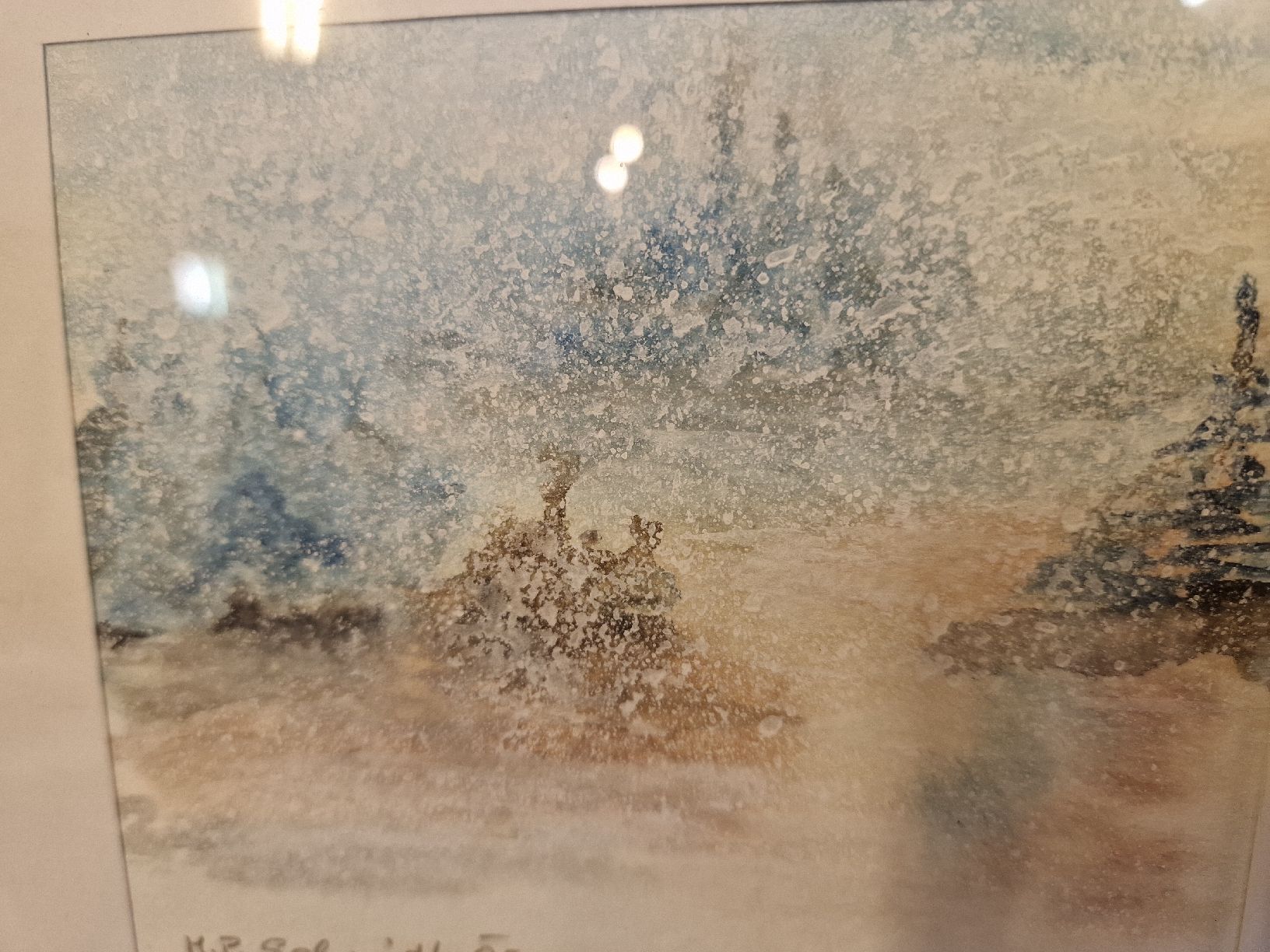 Foto & Immagini: Aquarell, abstrakt, signiert – Usato da BERN venduto da Intarsia 3