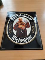 Franziskaner Weissbier Blechschild Made in  Germany gewölbt