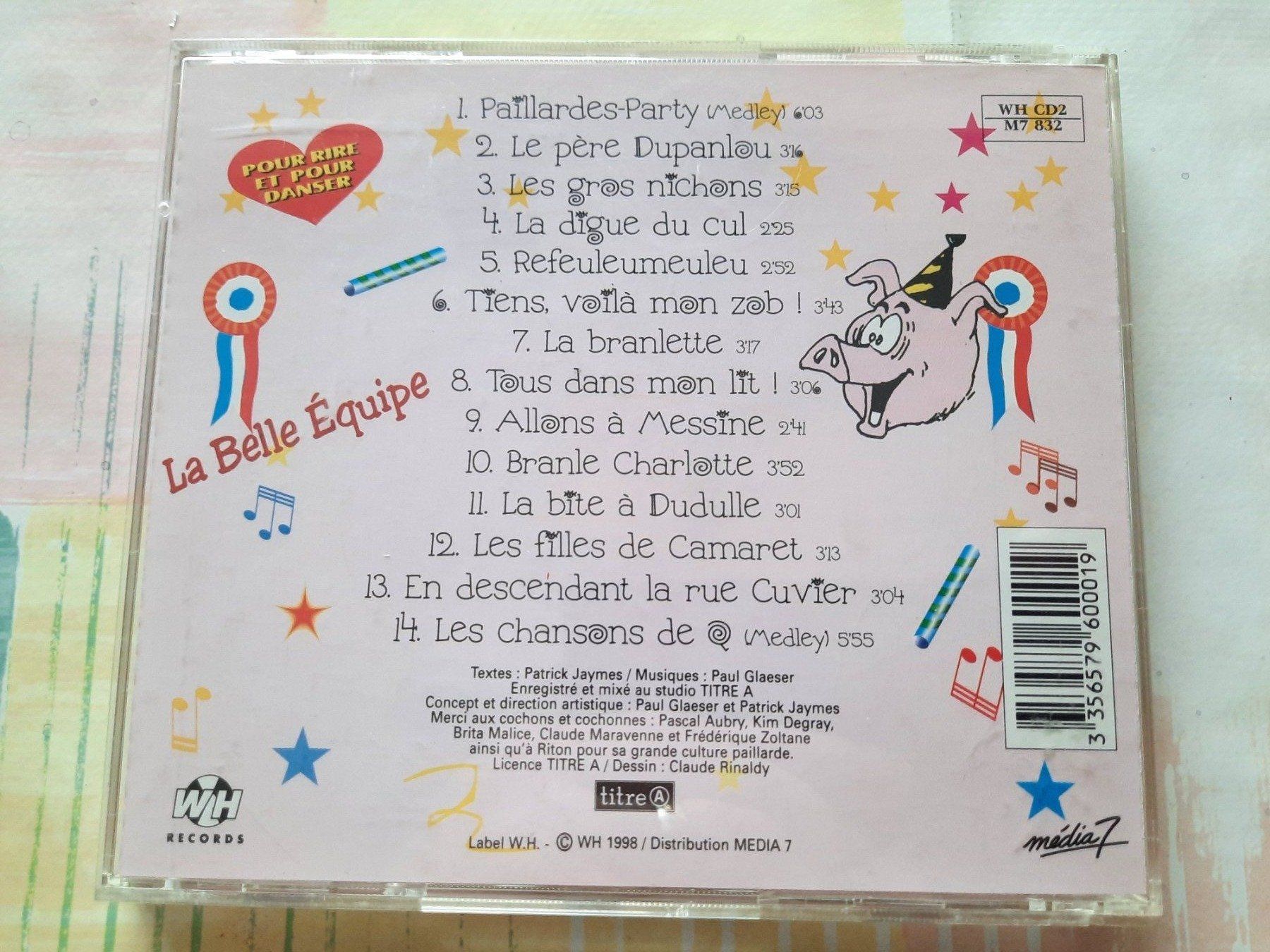 CDs: Cd Le Top des chansons cochonnes – D'occasion à Pully par bro_n52j 1