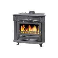 EEK A Gusskaminofen Plamen Glas Franklin mit 11kW Gussofen