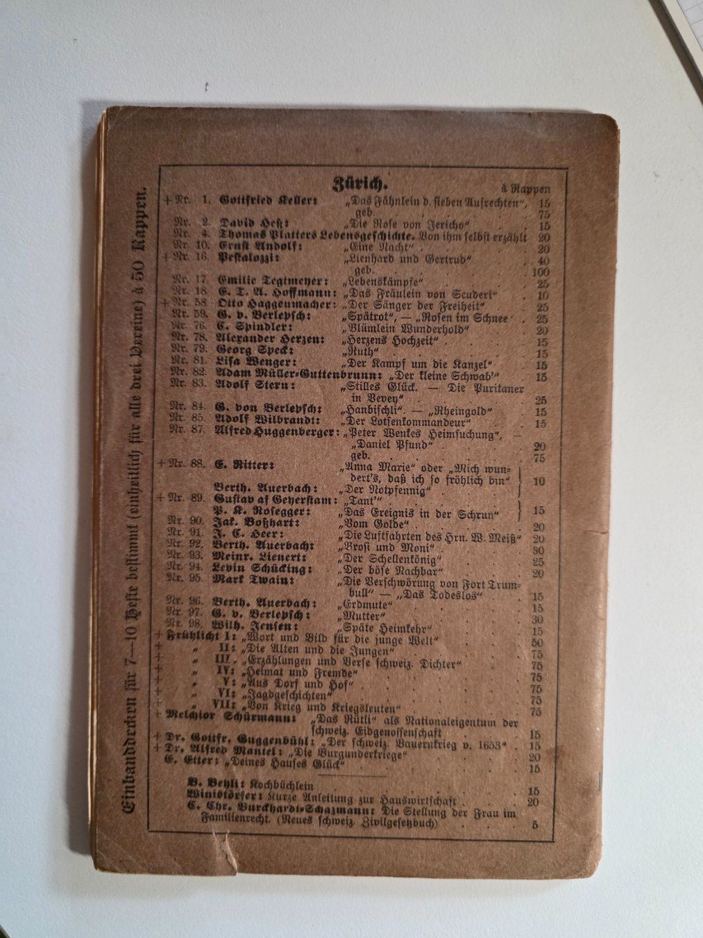 Libri: Das Rötelein - Simon Gfeller - 1915 – Usato da Walterswil BE venduto da Lonitti 5