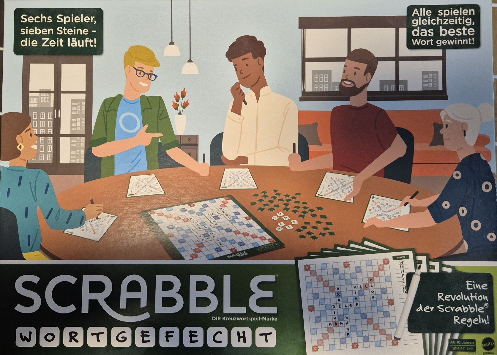 Mattel Giochi: Scrabble Wortgefecht – Usato da Buchs AG venduto da meyerXs