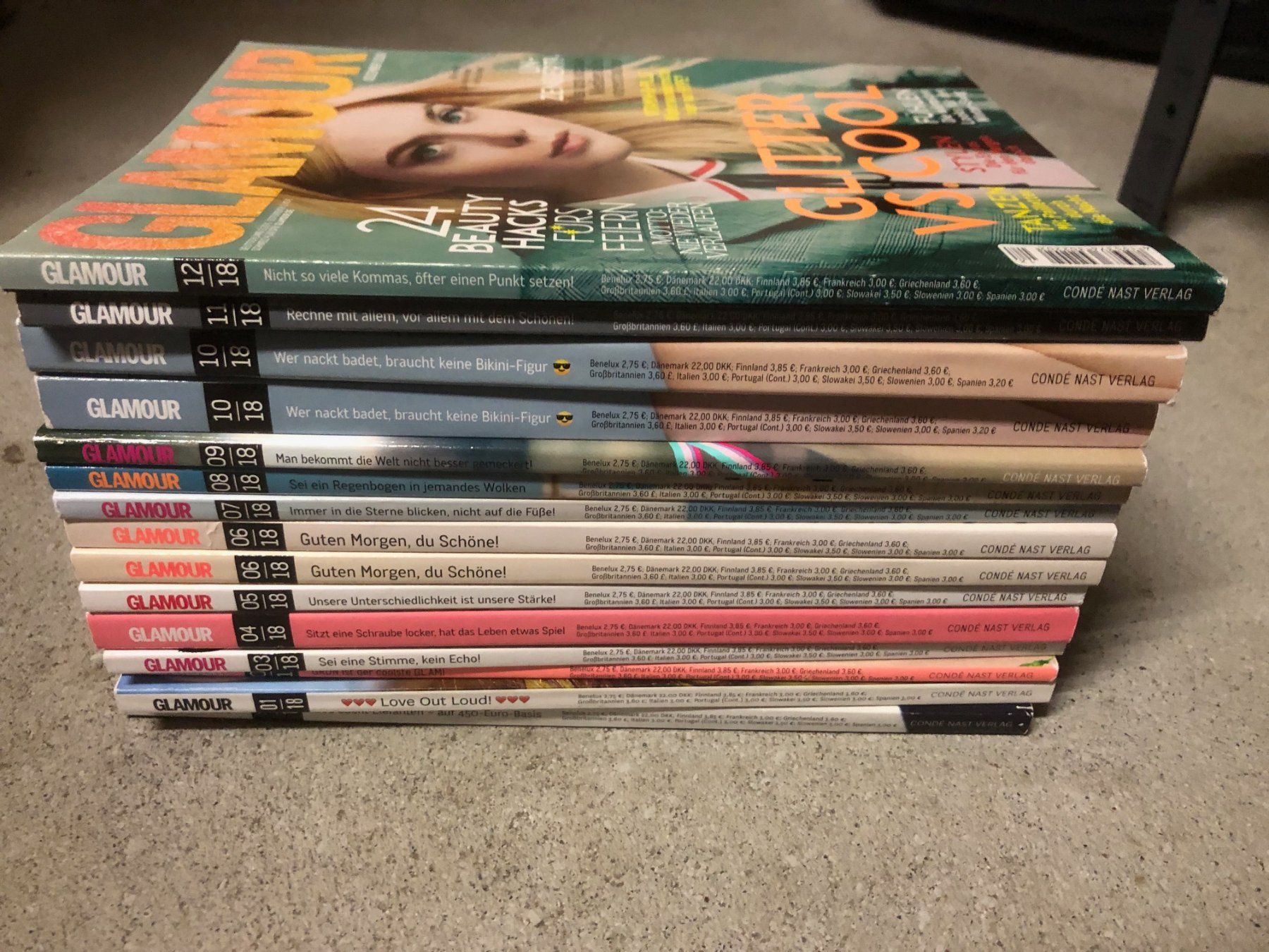 Riviste & Magazine: Sammlung Glamour Hefte 80Stk. – Usato da Rämismühle venduto da dragon90_1 1