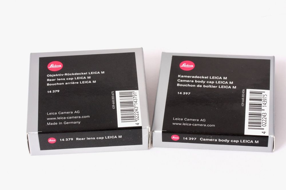 Bouchon d'objectif Leica E49 noir
