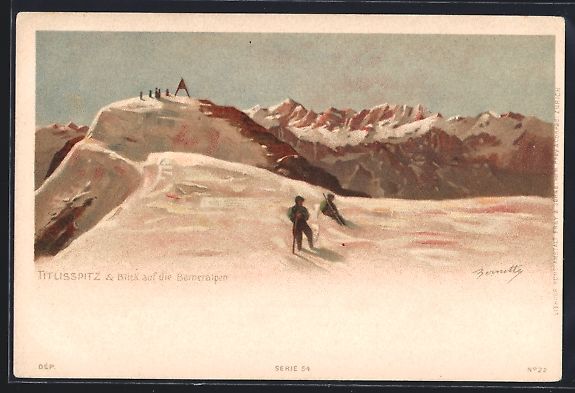 Ansichtskarten: Titlis, Titlisspitze, Blick auf die Bern – Gebraucht aus Berlin von bartko-reher