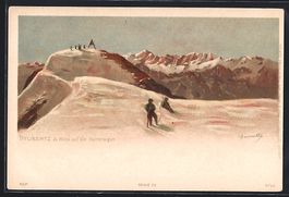 Titlis, Titlisspitze, Blick auf die Bern