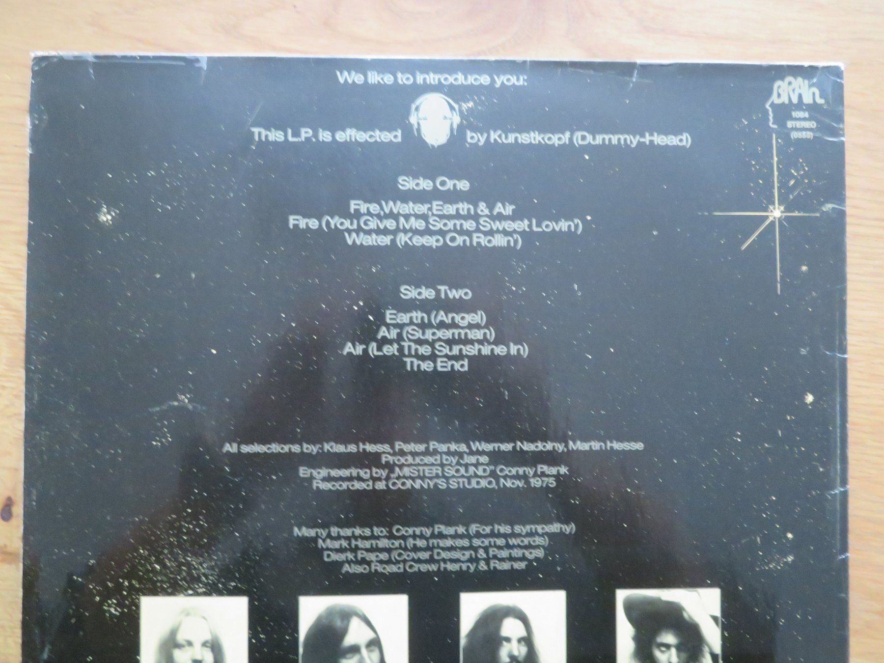 Dischi in vinile: JANE FIRE WATER EARTH U AIR – Usato da Zürich venduto da max_cp5f 1