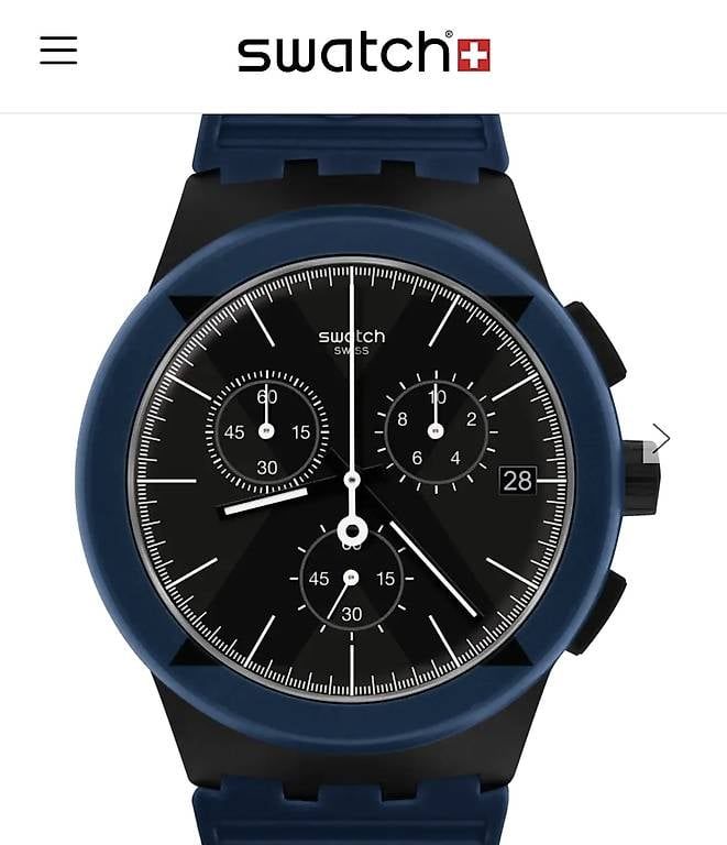 Swatch Montres: SWATCH Chronograph X-DISTRICT BLUE 42mm – Neuf (Voir description) à Utzigen par TomUtz