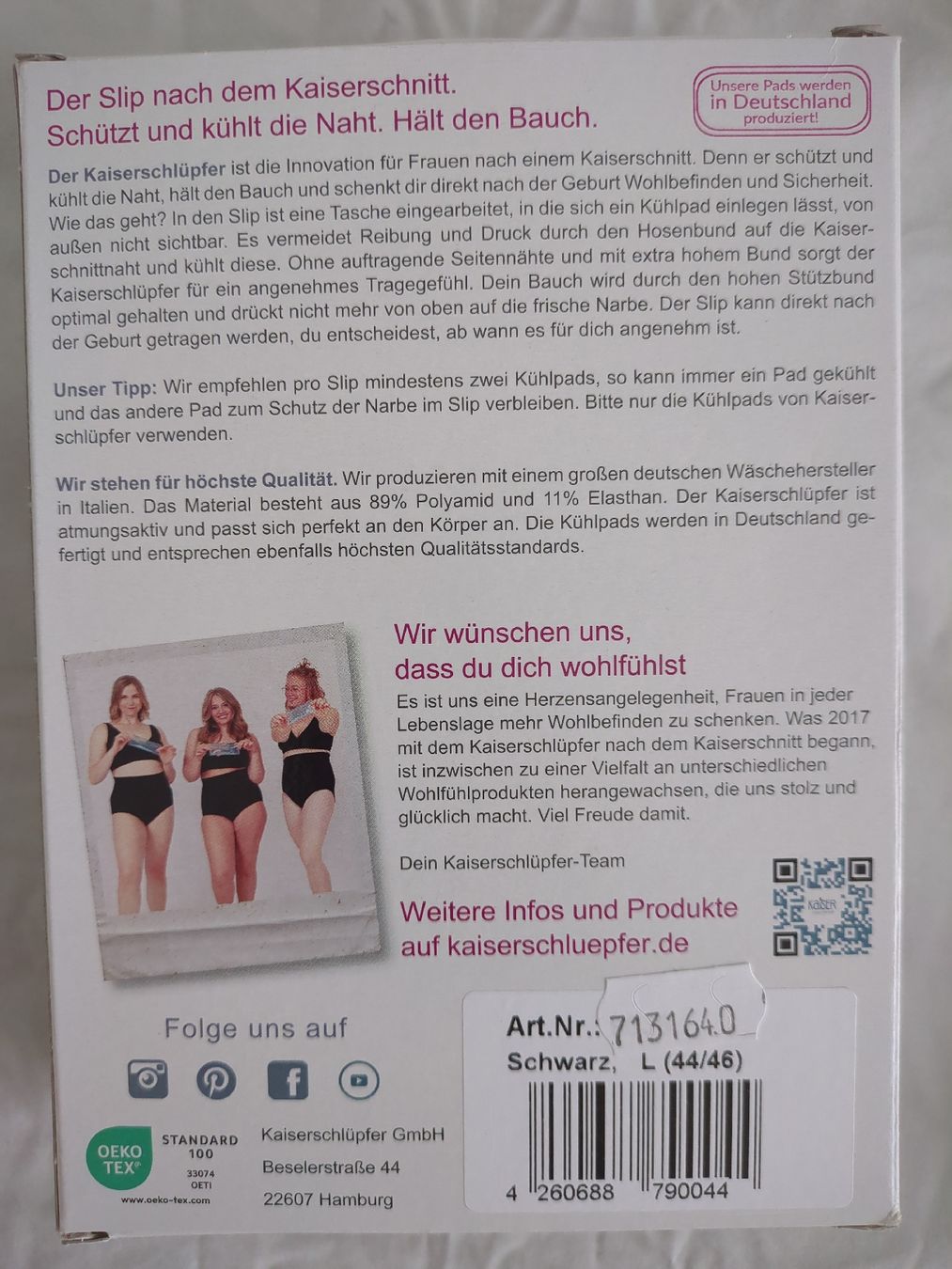 Autres dessous: After C-section briefs / Kaiserschlüpfer Gr.L mit Coolpack – D'occasion à Bonstetten par BasiaFavre 1