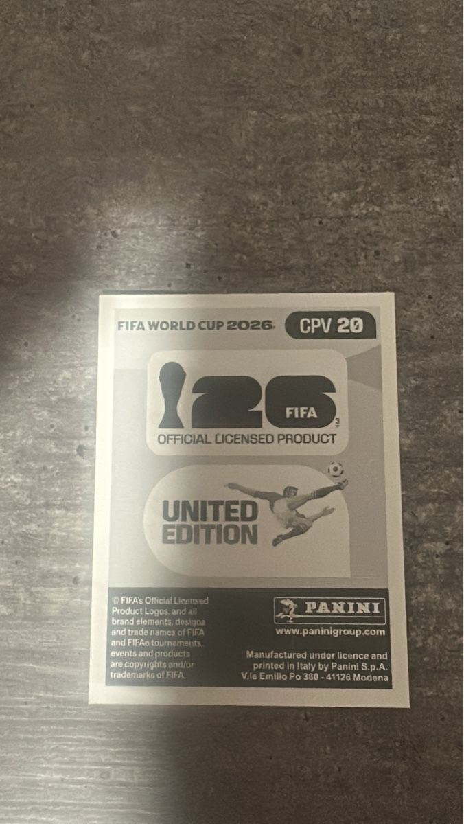 Panini Carte collezionabili: CPV 20 , FIFA WORLD CUP 2026 PANINI  – Nuovo (secondo la descrizione) da Frauenfeld venduto da 1PegPeg1 1