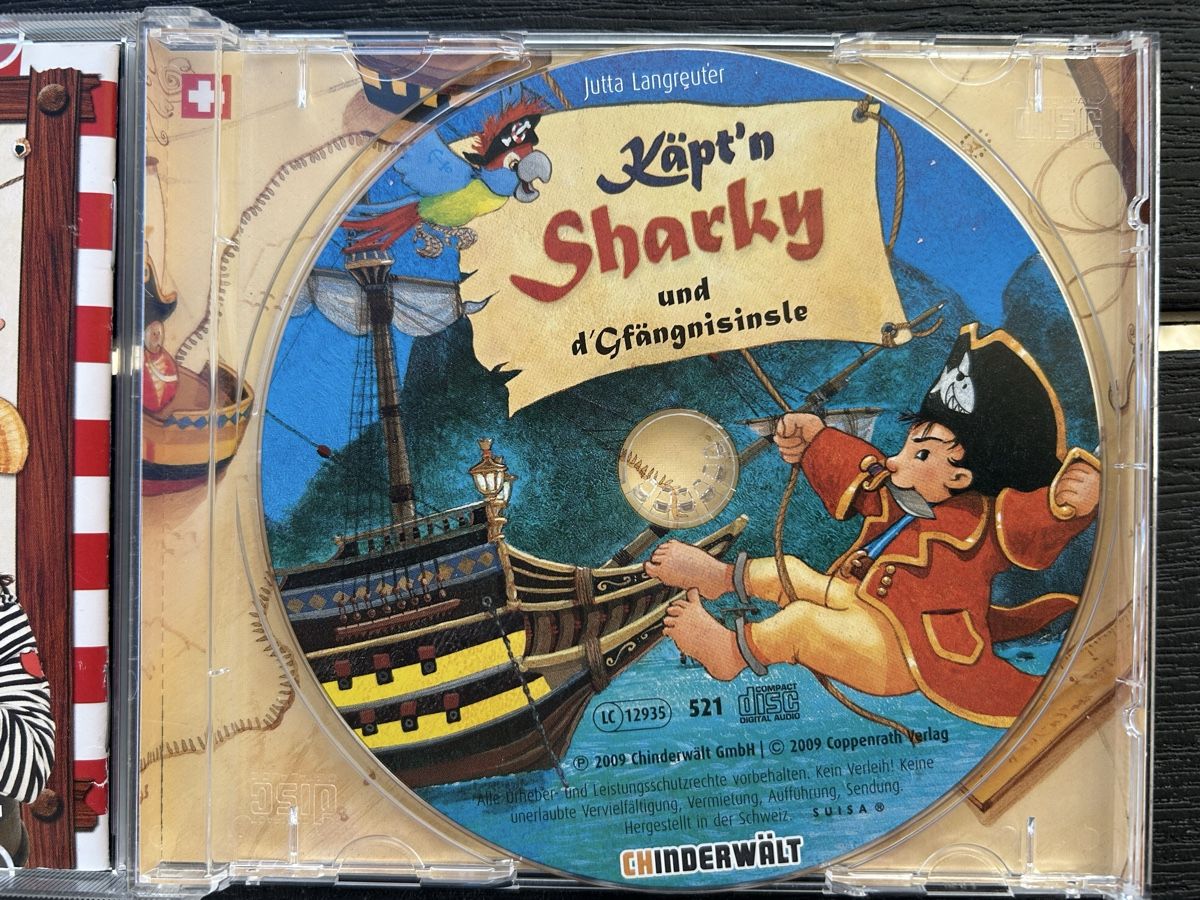 CDs: Käpt'n Sharky CD - D'Gfängnisinsle,  Jutta Langreuter, Top! – Gebraucht aus Wolhusen von eve_m6cg 1